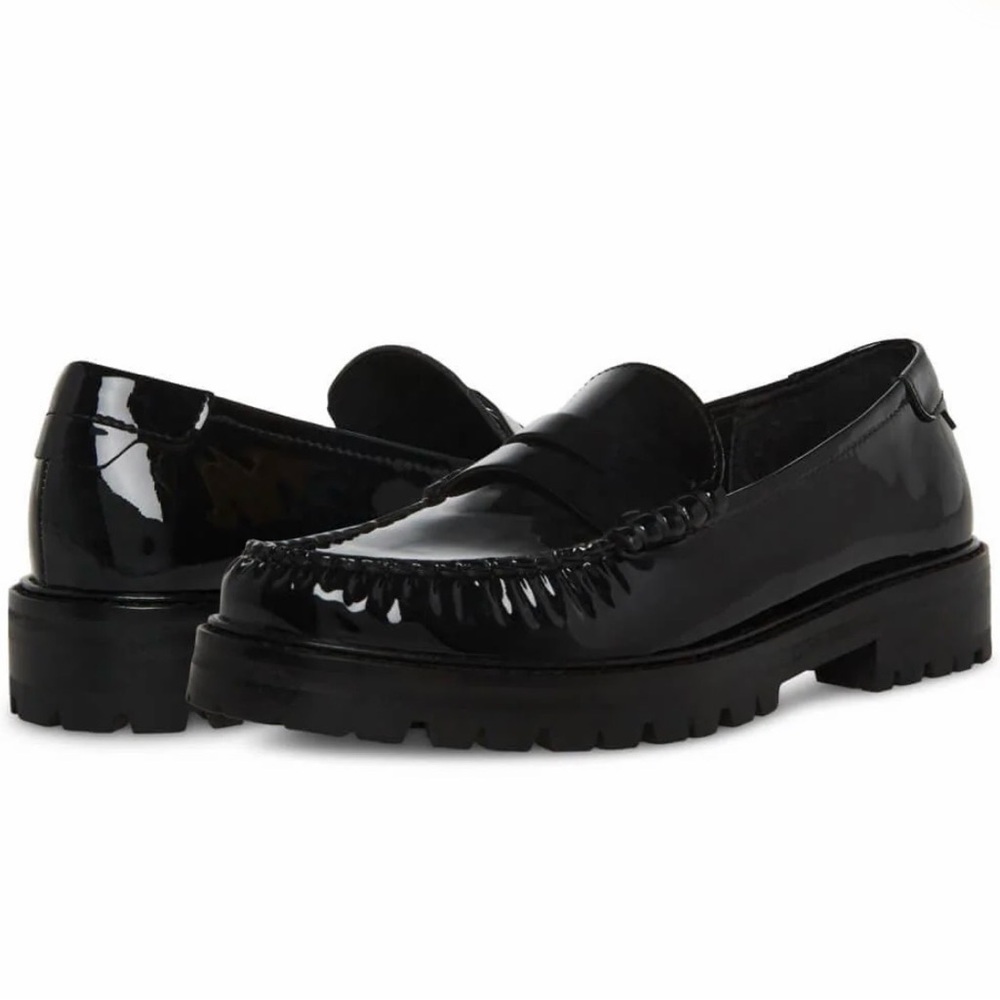 Steve Madden Madelyn Patent Penny Loafers